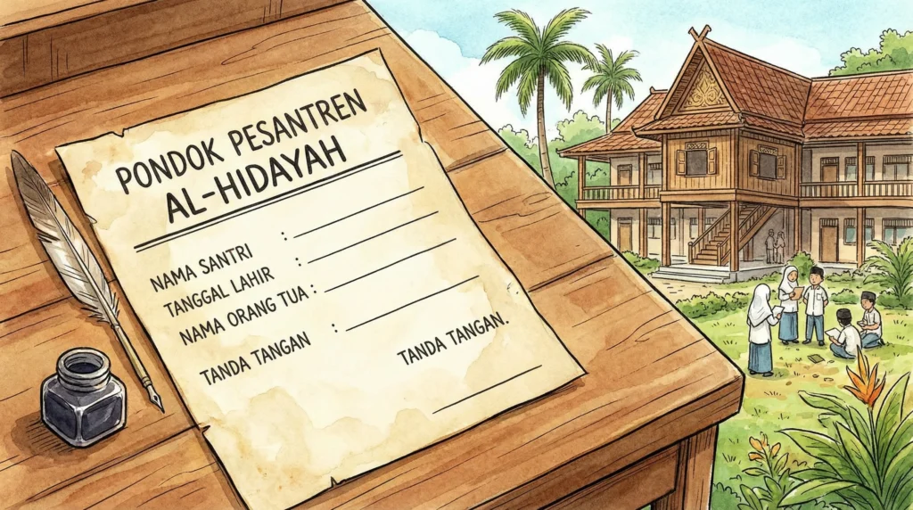 Formulir Pendaftaran Pondok