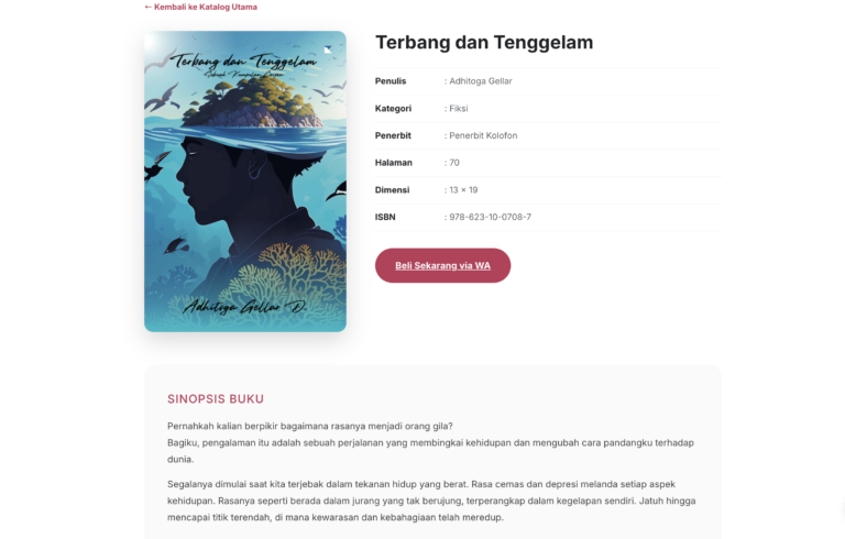 Cara dan Source Code Gratis Katalog Buku untuk Penerbit