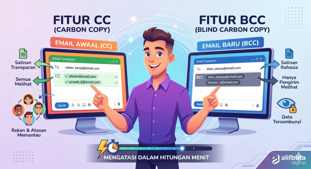 Mengenal Apa Itu CC dan BCC pada Email Serta Perbedaan Fungsinya