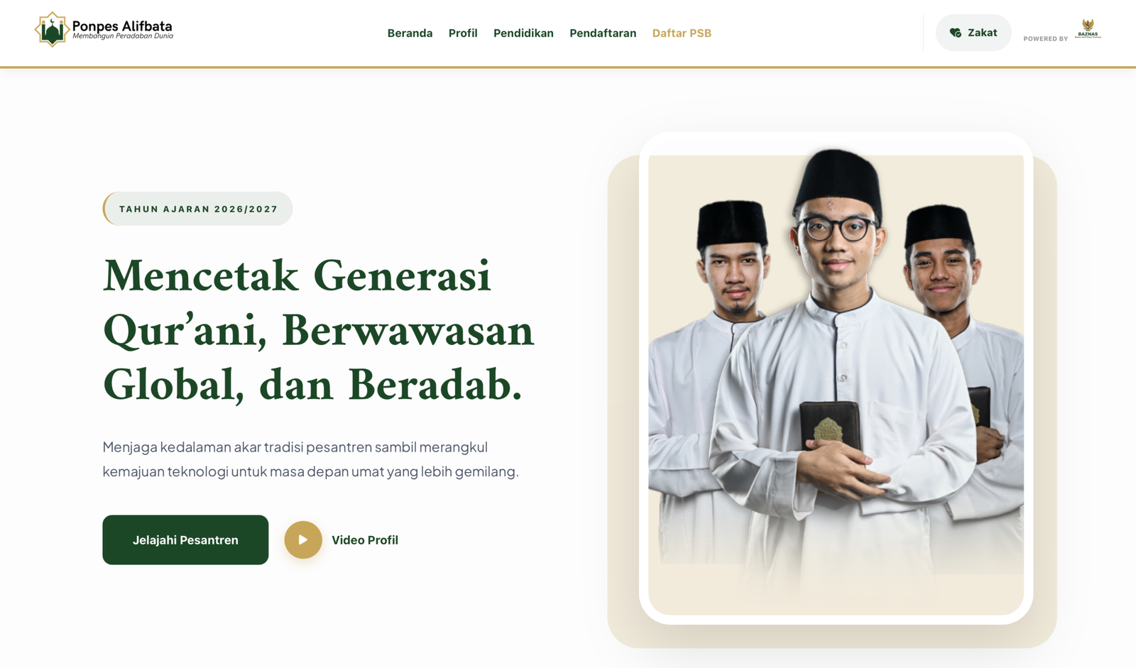Pesantren x BAZNAS