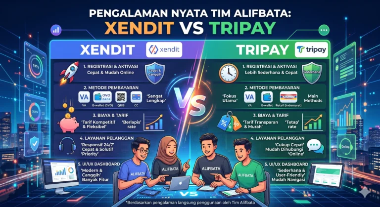 Xendit vs Tripay, Pengalaman Nyata Tim Alifbata Setelah Pakai Keduanya