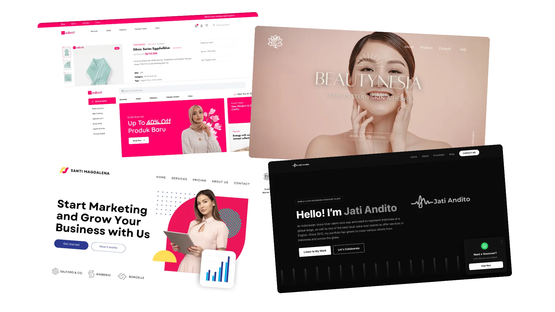 Personal Website Management Portfolio Alifbata Digital