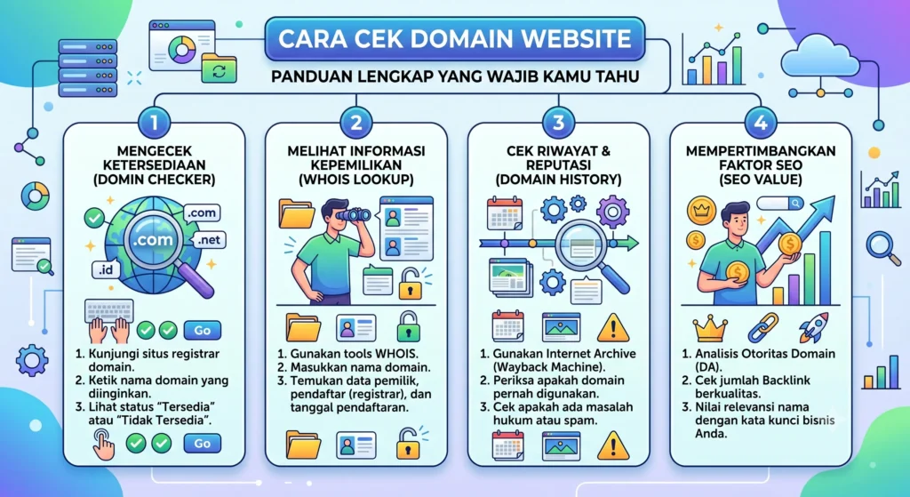 Cara Cek Domain Website, Panduan Lengkap yang Wajib Kamu Tahu