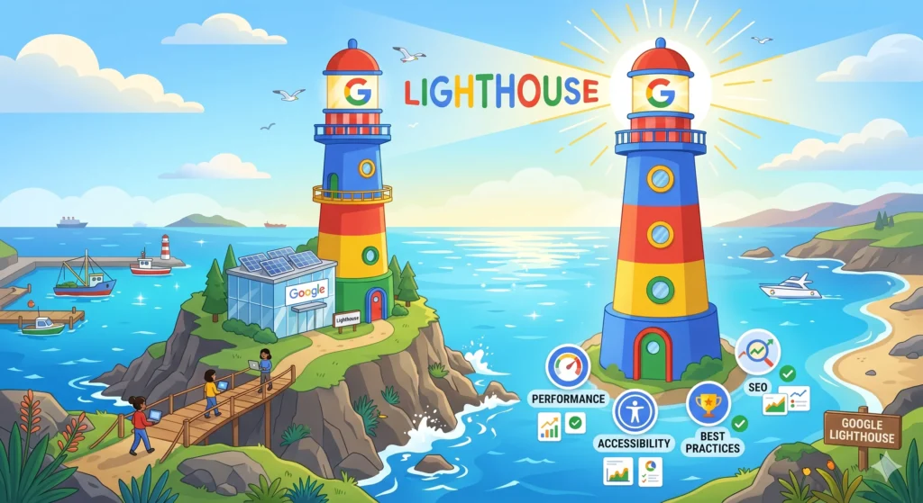 lighthouse google