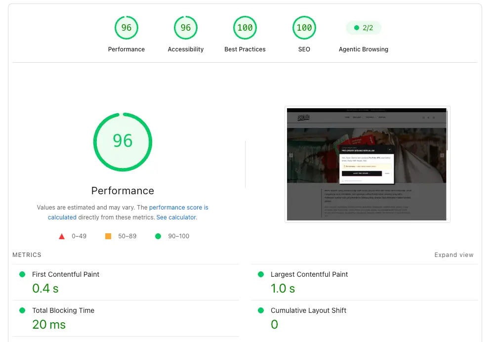 performa web skenu