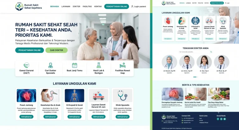 jasa website rumah sakit
