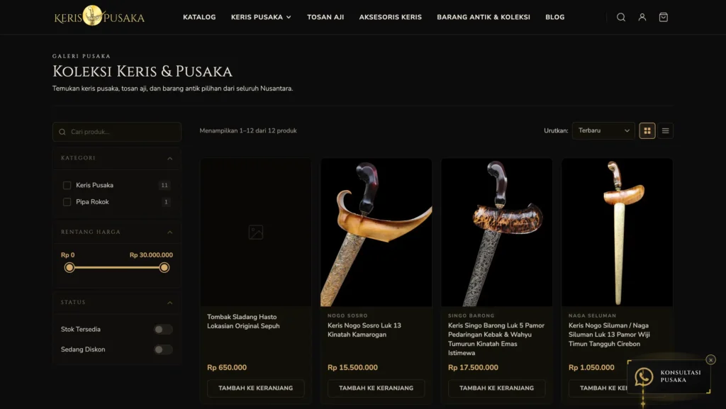 Keris Pusaka