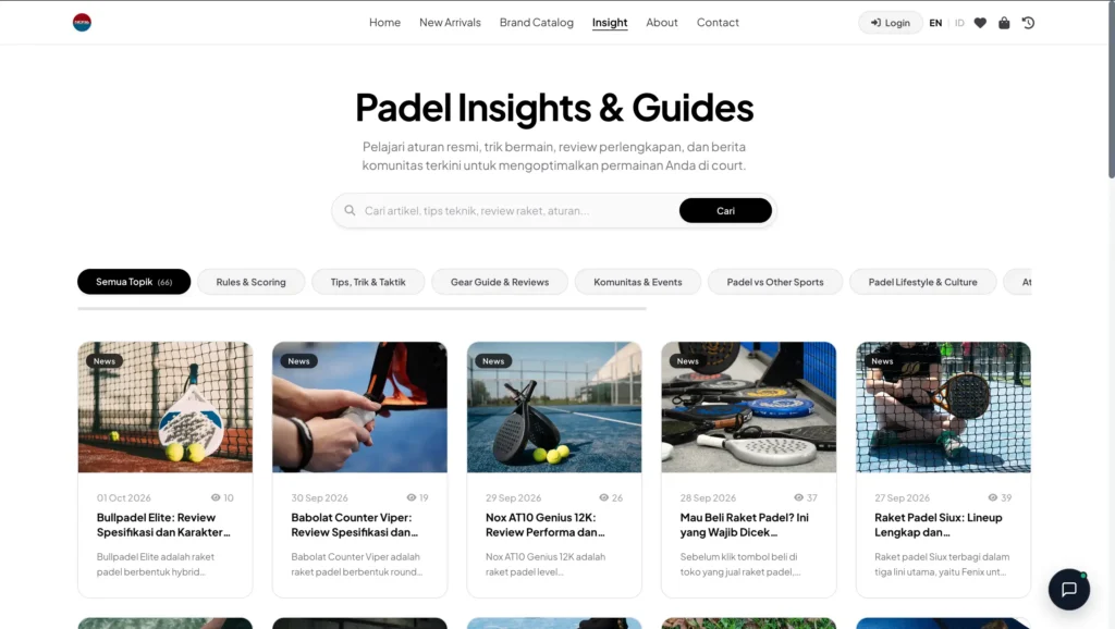 Course SEO NoraPadel